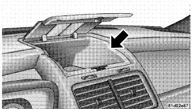 Instrument Panel Storage Compartment