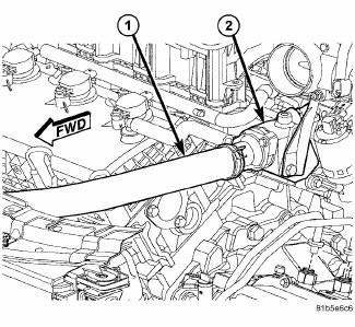 2009 dodge journey coolant temperature sensor location