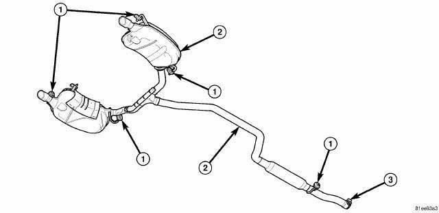 2015 dodge journey exhaust system