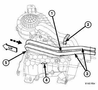 2009 dodge journey heater control valve