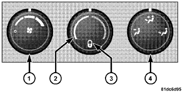 Rear Manual Climate Control (Overhead)